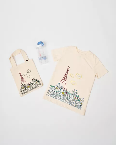 T-shirt enfant Toits de Paris - Boutique officielle de la tour Eiffel